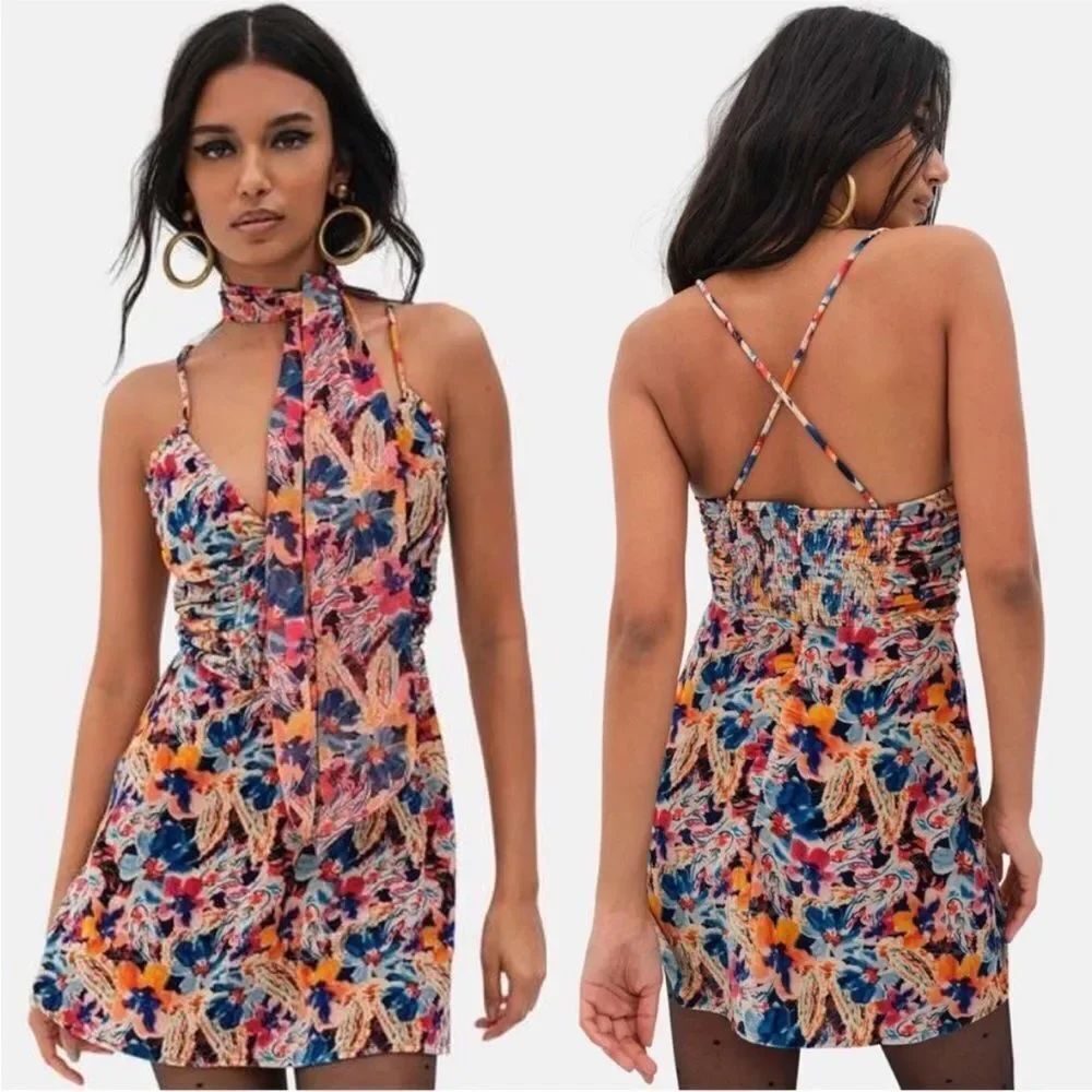 For Love & Lemons Brooklyn mini dress $199